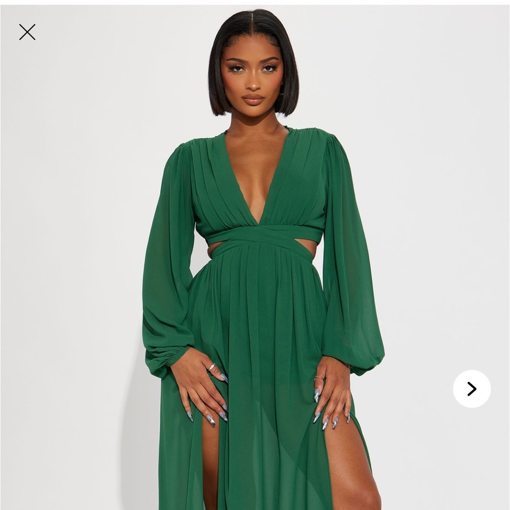 Natalia Maxi Dress - Hunter Green